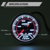XIKEY 2" 52mm 100-280F Temp Gauge Water Coolant Temperature Meter