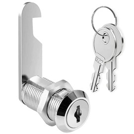 Litensh Cabinet Cam Locks 30mm, Mailbox Lock with Key Different, Letter Post Box Lock, Secure Files Drawers Dresser Cupboard Locks (1, 30mm)