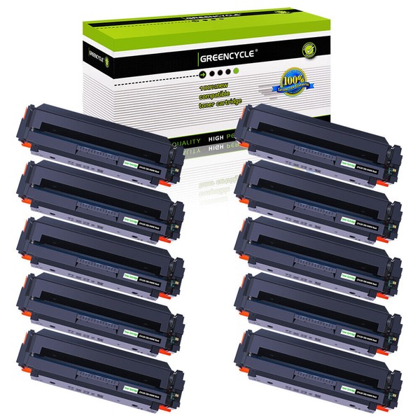 GREENCYCLE 10PK BK Toner Cartridge fit for HP CF410X Color