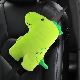 Seat Belt Pad Children, RosyFate Car Seat Belt Shoulder Cushion, Belt Padding Child Seat, Belt Padding Sleeping Pillow, Neck Support, for Children Adults (Dinosaur)