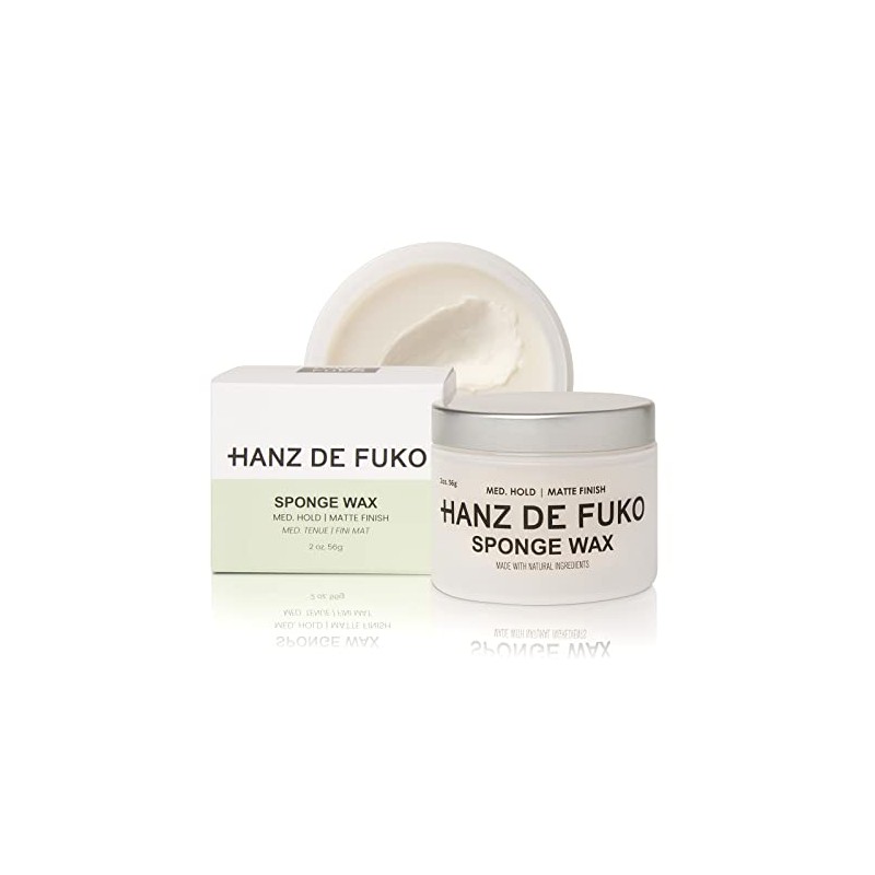 Hanz de Fuko Sponge Wax – Premium Men’s Hair Styling