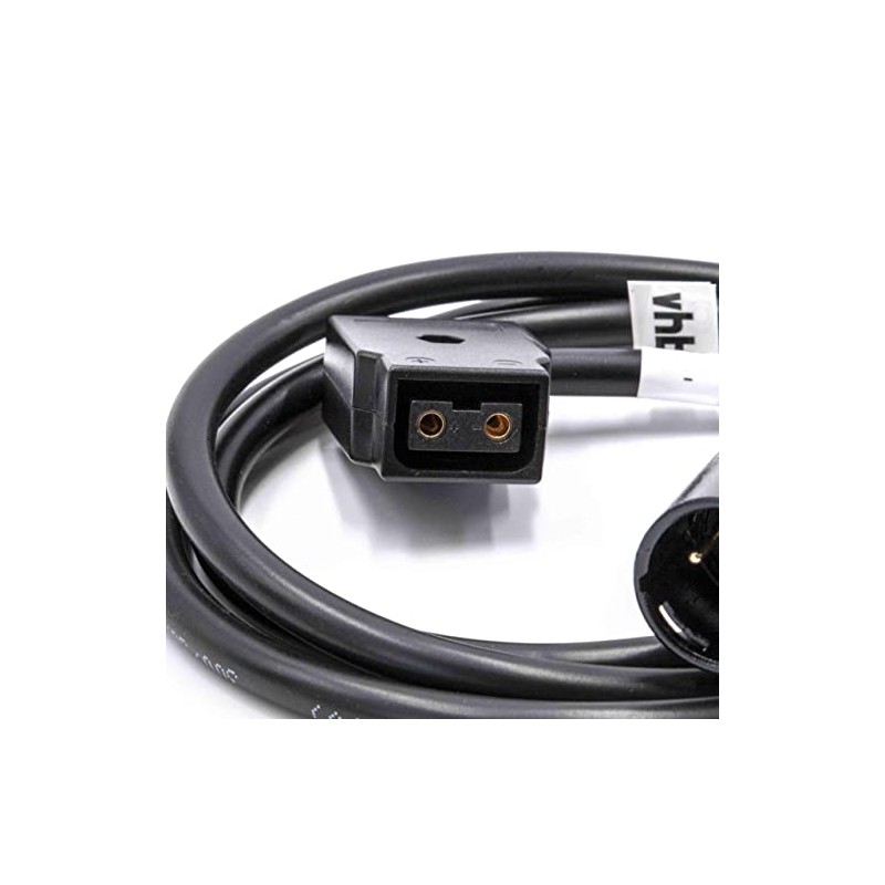 vhbw D-Tap (w) to XLR 4-Pin (M) Compatible with Practilite