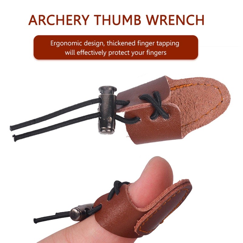 Perfeclan Soft Thumb Ring Archery Finger Guard for Reurve Bow