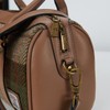 The Medium Duffel - Chestnut Tartan, L:30cm W:15cm H:18cm