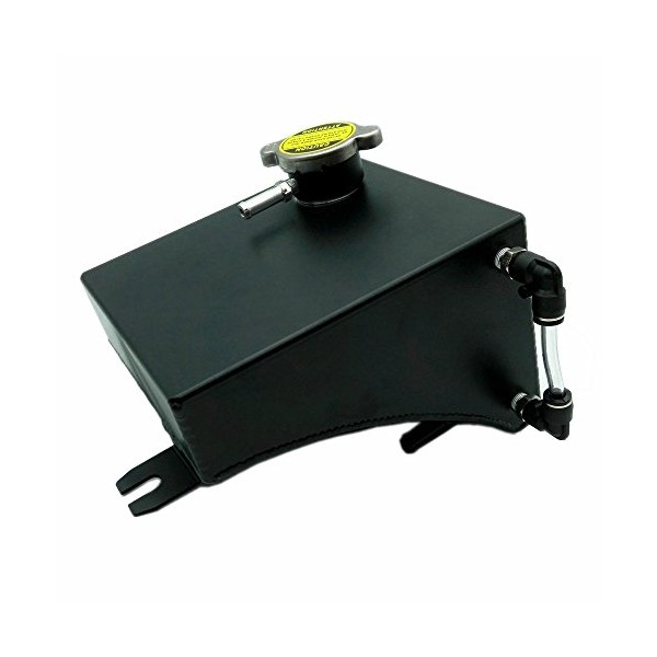 Heinmo Aluminum Black Coolant Overflow Tank Reservoir Kit for 240SX