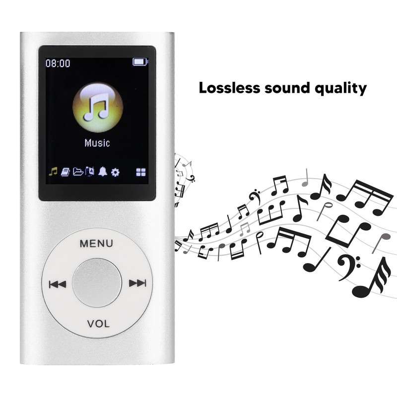 Lossless Sound Quality, Mini MP3 Music Player with, 64G Memory