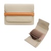 imeetu Mini Wallet, Bellows Style, Genuine Leather, Holds 10 Cards,