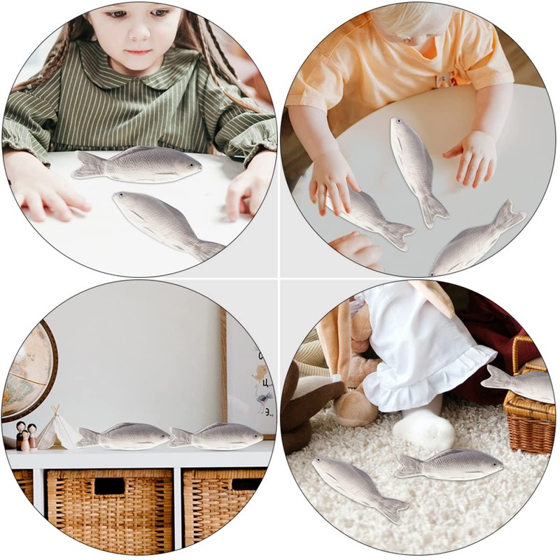 TOYANDONA 4 Pieces Simulated Fish Fish Fish Plastic Fish Toy