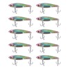 10PCS Fish Shape Artificial Bait High Simulation Aluminum Alloy Fishing