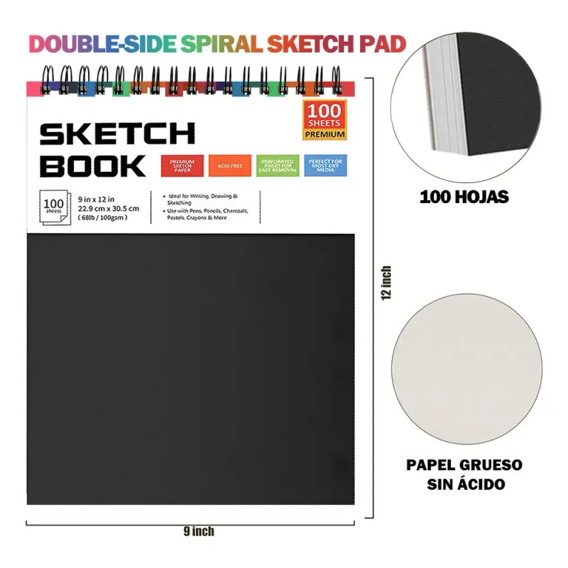 Cuaderno A4 Y Boceto Y Dibujo Blank Sketchbook