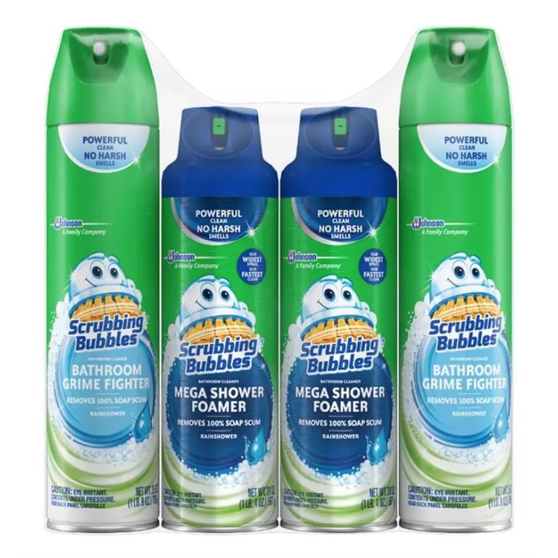 Undisclosed Scrubbing Bubbles, Variety Pack, 4-count