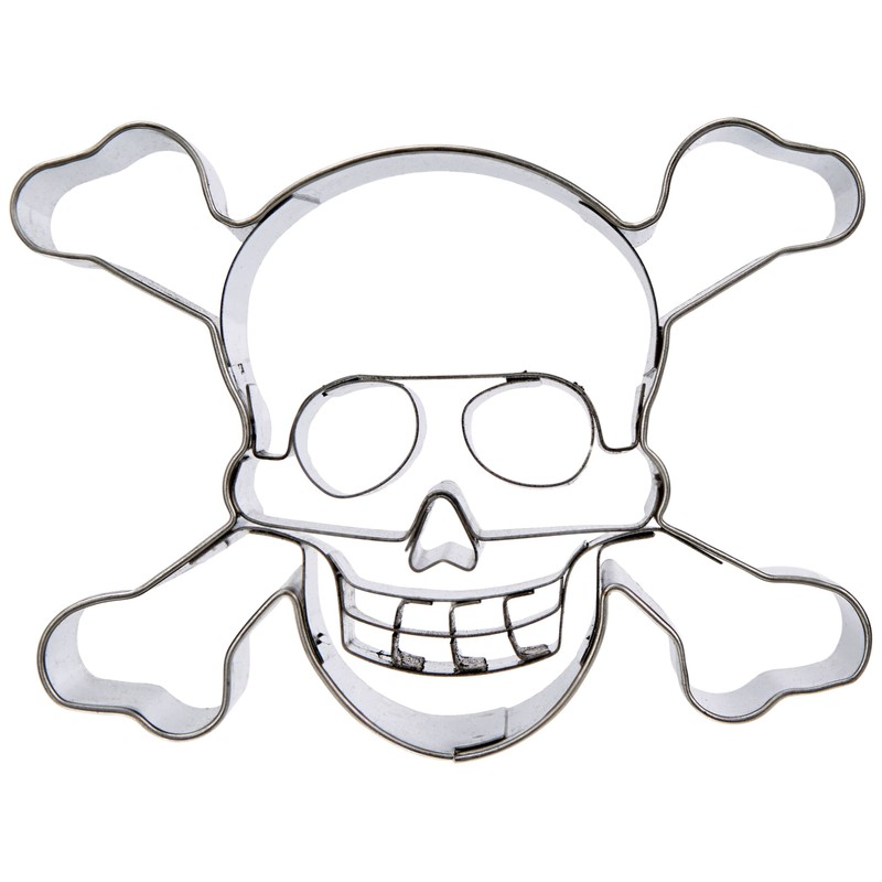199552 Stainless steel Skull-Shaped Cookie Cutter Dishwasher-Safe