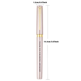 COFOZA 3 Pack Thank You Gifts for Teacher Classmate Friend Rose Gold Color Gel Pens Medium Point (0.7mm) Black Ink Inspirational Pens Thank You For Being Awesome