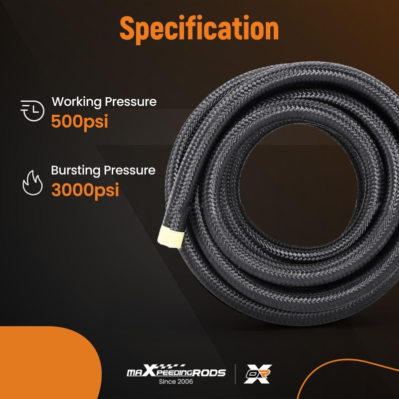 maXpeedingrods 15FT Automatic Transmission Cooler Line Kit for 4L60E 4L65E