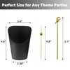 CAMKYDE [100 cups + 200 picks] 100 Pcs Charcuterie Cups