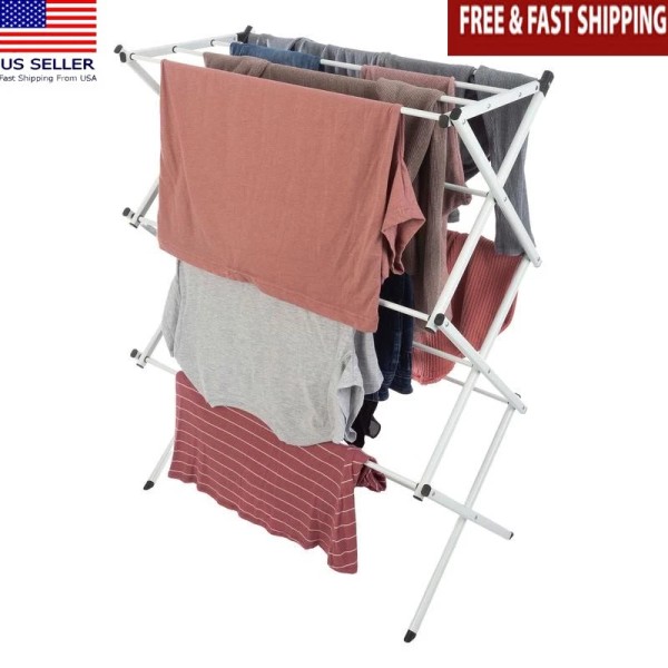 Unbranded Collapsible Clothes Drying Rack Indoor Outdoor Compact Energy Saving