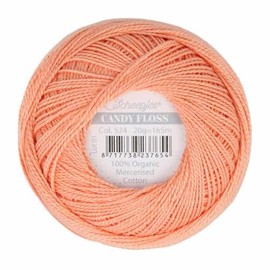 Scheepjes - Scheepjes Candy Floss 524 Apricot (165m) Bio Mercerisiert Baumwolle Garn - 1x20g