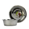 Fancy Pets Plato de Acero Inoxidable Antiderrapante para Perro con
