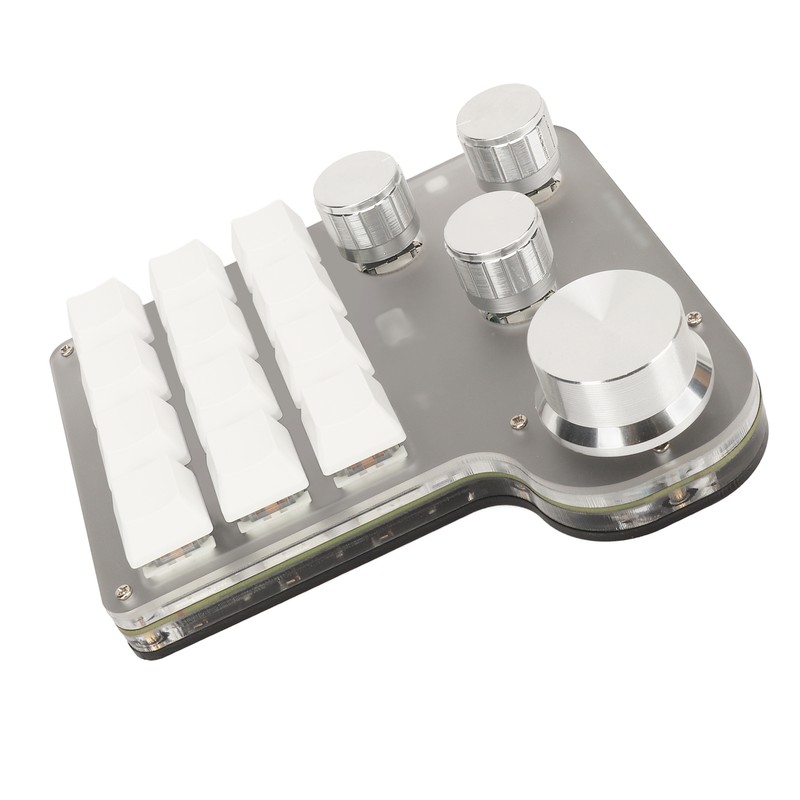 Blue Switch Keyboard USB C BT 2.4G Wireless Mini RGB