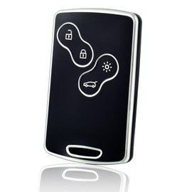 OFF WE GO Key Cover for Renault Car Key Case for Clio Scenic Espace Fluence Megane Duster Sandero Captur Twingo Koleos Kadjar Laguna Zoe Car Key Case Key Box Black Silver