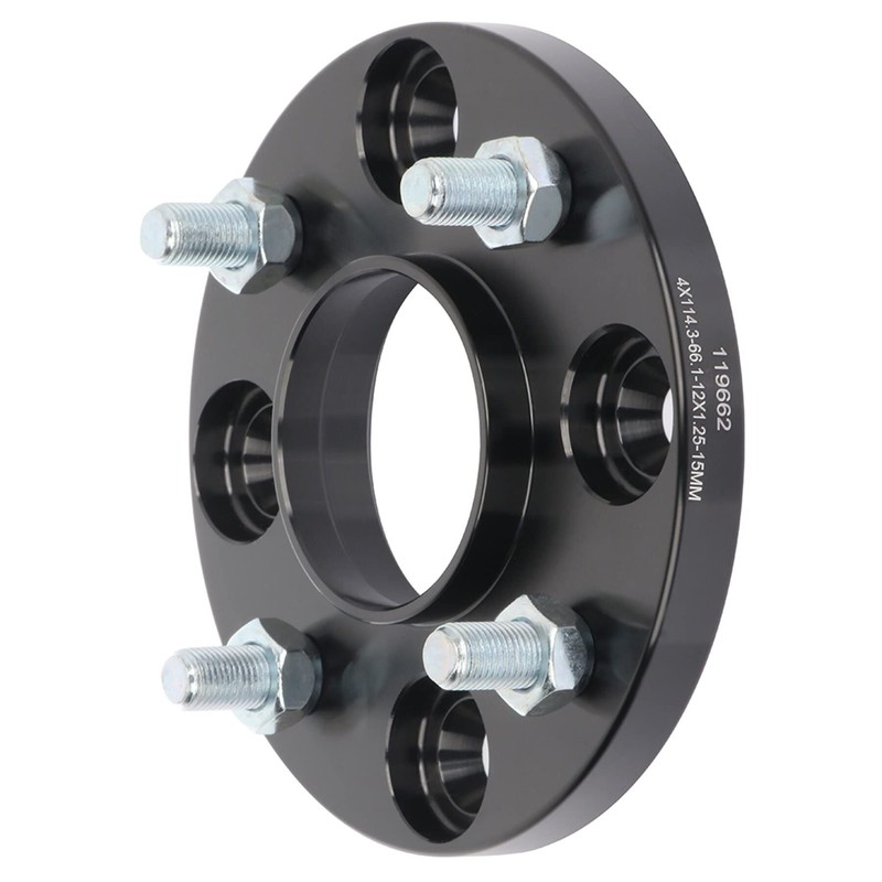 SCITOO 4X 4x114.3 15mm Black wheel spacers adapters Hubcentric 4x4.5