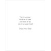 Greeting Card You're A Great Brother-in-Law and Super Dad -
