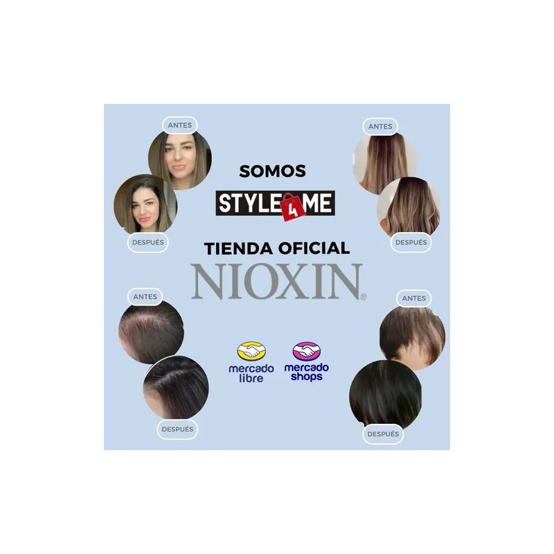 Nioxin Duo Sistema #2 Shampoo Y Acondicionador 300ml Natural