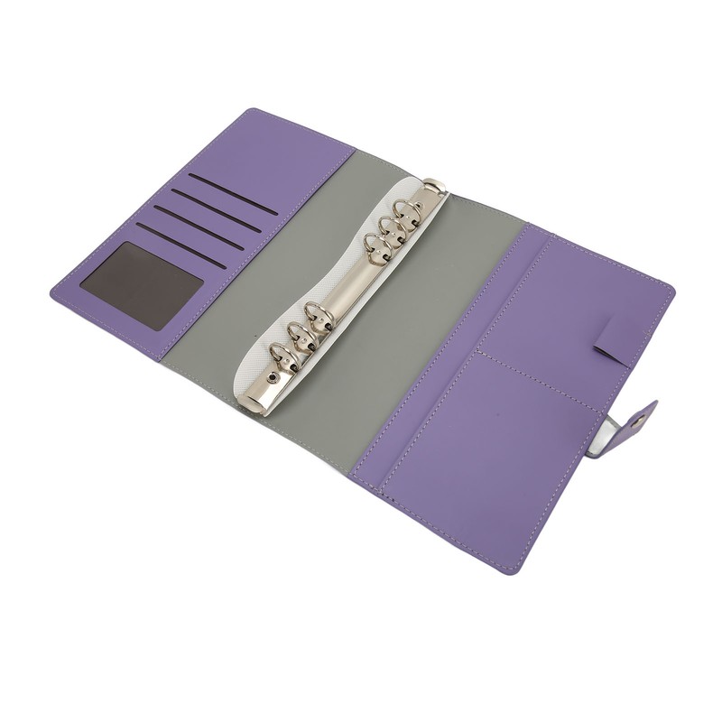 Money Saving Binder Waterproof PU Leather A5 Budget Binder with