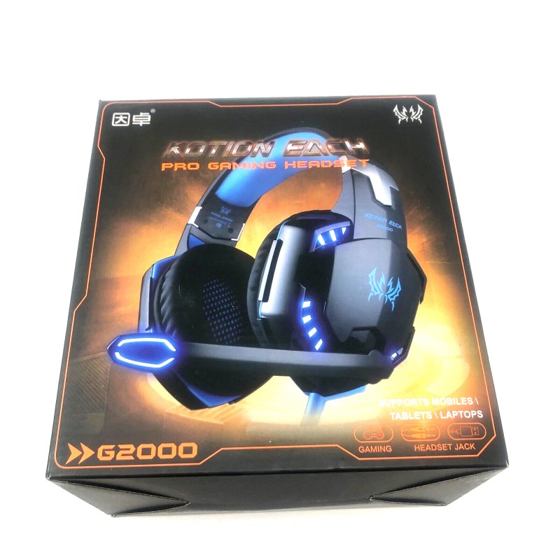 Kotion Each G2000 Pro Over Ear Gaming Wired Headset With