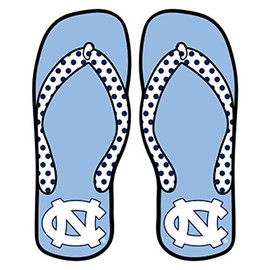 Craftique North Carolina Decal (UNC FLIP Flop Decal (6''), 6 in)