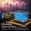 12V 12Ah LiFePO4 Lithium Battery, IP67 Waterproof, Lightweight