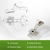 Amig - Superaco hydraulic pot hinge nickel-plated - Ø35 mm
