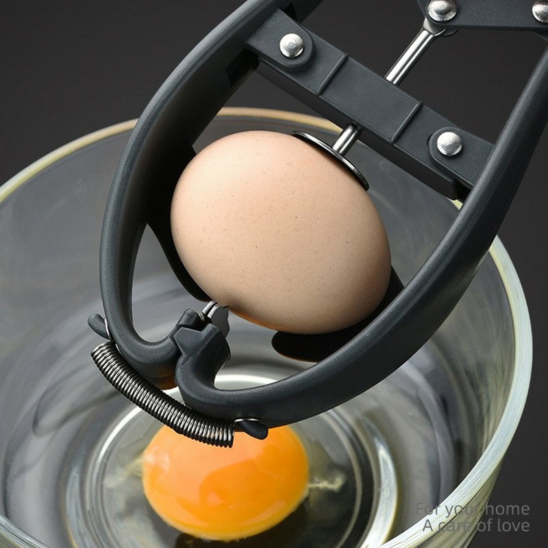 Stainless Steel Egg Opener Egg Yolk White Separator Tool Household