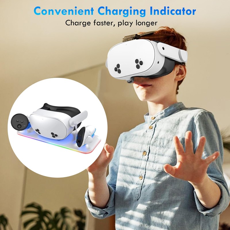 Charging Dock – PD 18W Fast Charging Station for Quest