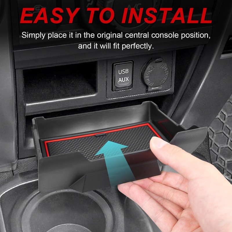 Tmipakioy Organizer Storage Drawer Compatible with for 2014-2024 Toyota 4Runner
