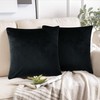 AMEHA Velvet Cushion Covers 45 x 45 cm Set of