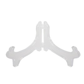 Tincogo Display Stand Easel Bowl Stands for Display Large Deep Bowls, Platters and Deep Dishes Clear