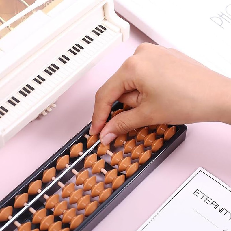 Soroban Abacus 17 Digit 4 Beads, Standard, Soroban, Elementary School