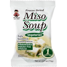 Miko Brand Freeze Dried Soup, Vegetarian, miso, 3.24 Ounce (Pack of 12)