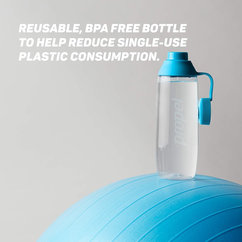 Propel 20oz Reusable Bottle, BPA Free, Impact Resistant, On-The-Go Strap,