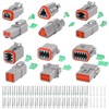 GKG DTK1 6 Sets Deutsch Connector Kit(2/3/4/6/8/12 Pins),IP68 Waterproof DT