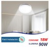 Lampara De Techo Sobreponer Led 18w Luminaria Para Plafón (10)