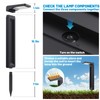 Sunvivo Solar Pathway Lights,2 Modes(Cold White/Warm White),Bright Solar Path Lights