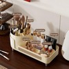Rotating Makeup Organizer Countertop,Large Capacity Makeup Organizers for Vanity,2 in