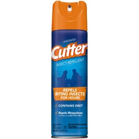 Cutter Unscented Insect Repellent, Aerosol, 11-Ounce