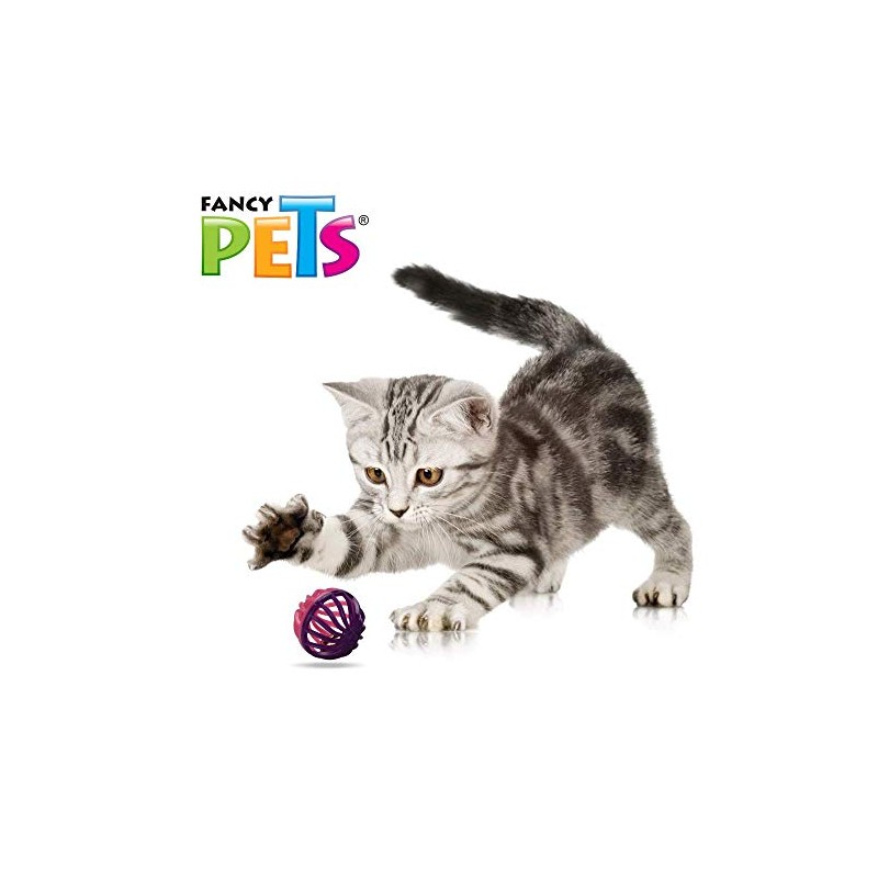 Fancy Pets Juguetes para Gato con Cascabel CH, Plástico Resistente,
