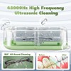 Cleaner Machine Ultrasonic for Jewelry, 48kHz 640ML Portable Professional- Jewelry