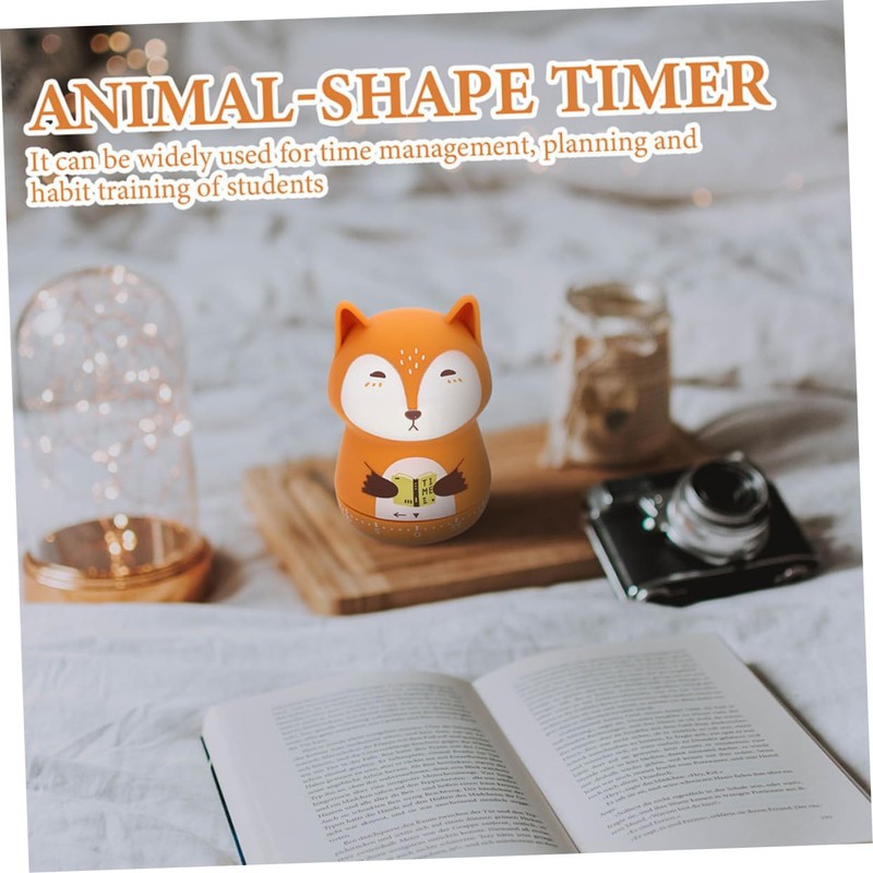 GRIRIW 2pcs Animal Shape Cooking Timer Cute Cartoon Countdown Timer