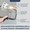 VON HEESEN Leather Wallet with RFID Protection - Wallet for