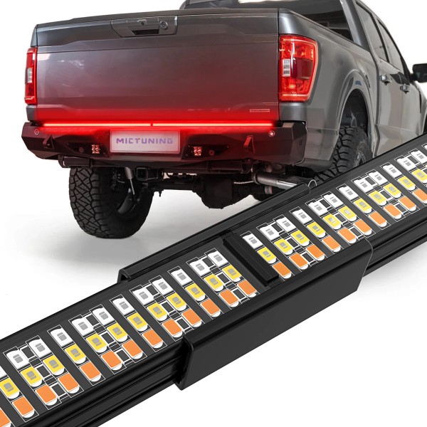 MICTUNING 60" 864 LED Tailgate Light Bar Sequential Turn Signal